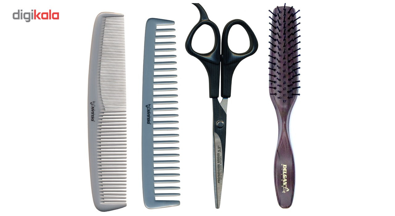 ست آرایشگاهی دلگان مدل KHZ-0001 مجموعه 4 عددی