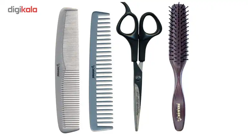 ست آرایشگاهی دلگان مدل KHZ-0001 مجموعه 4 عددی