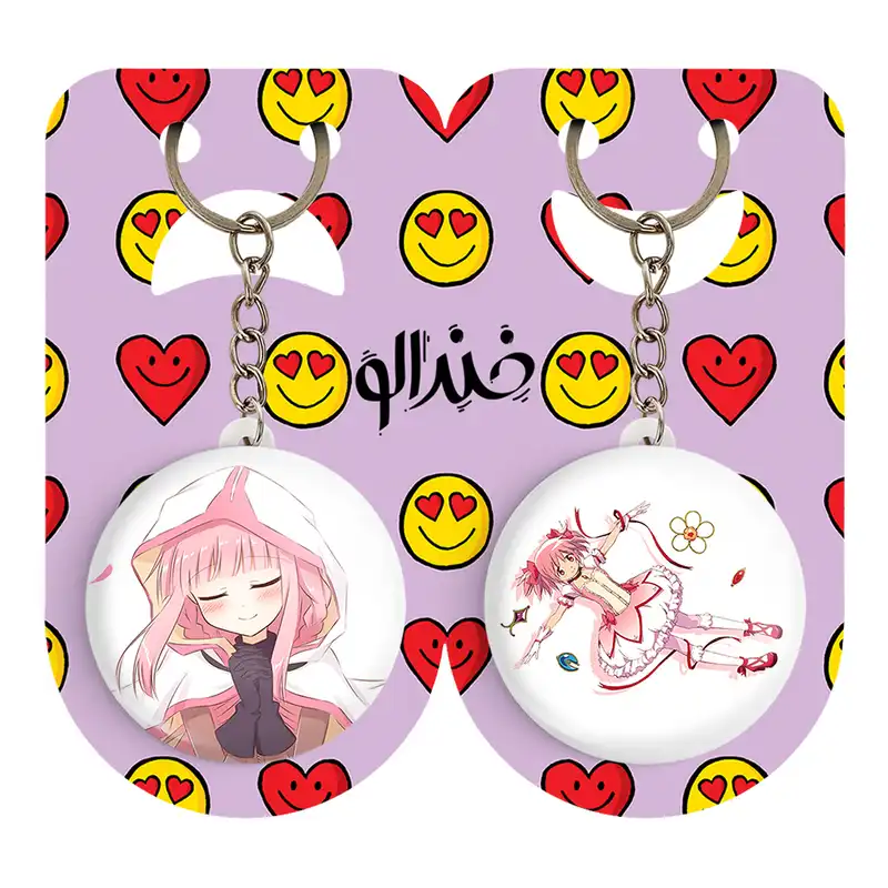 جاکلیدی خندالو مدل تاماکی انیمه مجیک مادوکا کد 1835718364 مجموعه 2 عددی