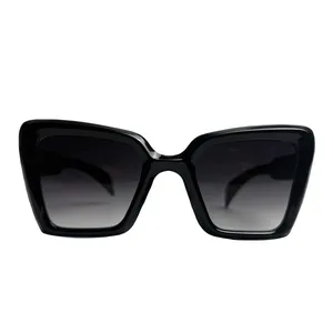 عینک آفتابی چند ضلعی مدل 86009 black