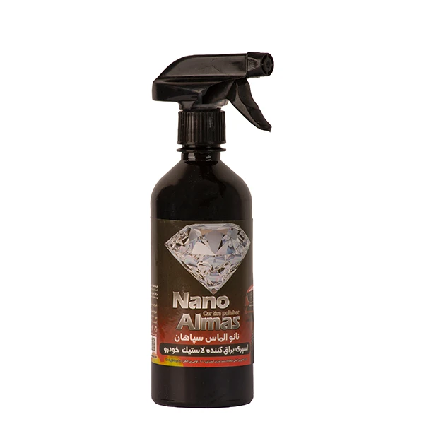 اسپری براق کننده لاستیک خودرو نانو الماس مدل 0457 حجم 500 میلی لیتر 