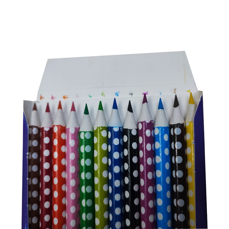 مداد رنگی 12 رنگ آوات کد 3916 طرح مرغ دریایی