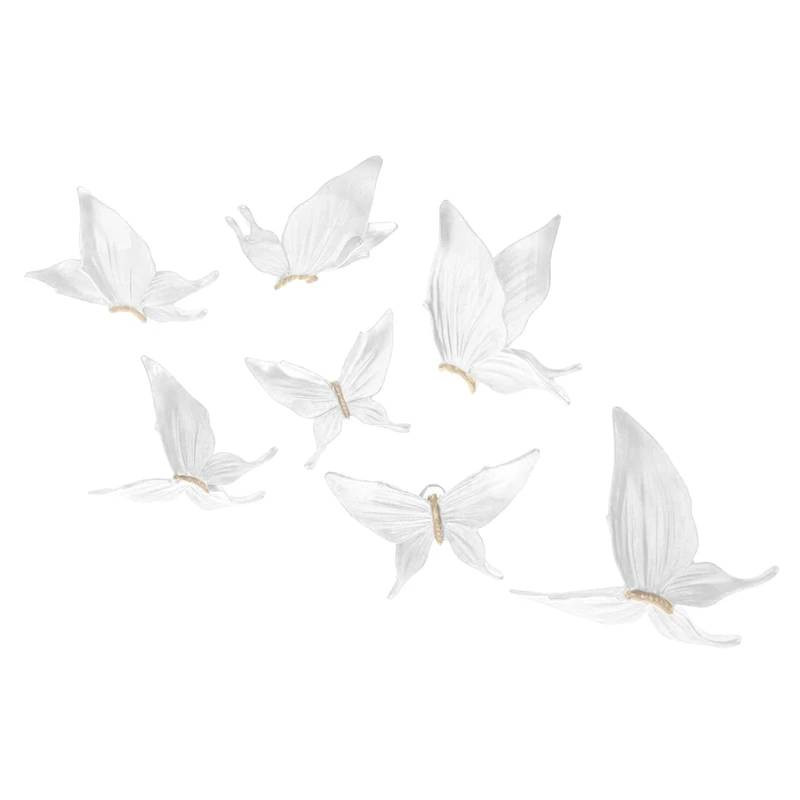دیوارکوب طرح پروانه کد 01 مجموعه 7 عددی