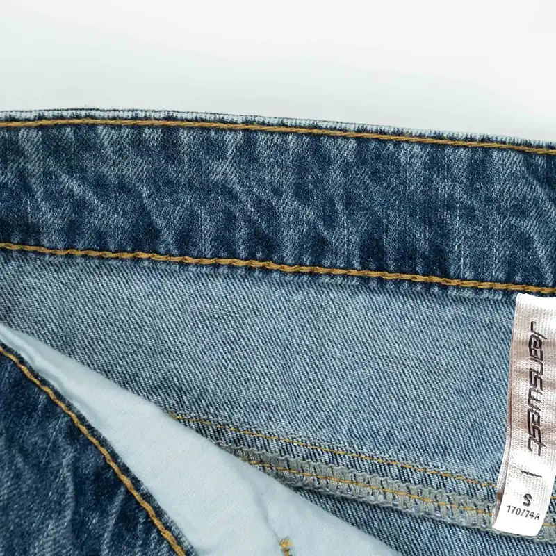 شلوارک زنانه جین وست مدل جین کد 202614 رنگ آبی