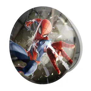 آینه جیبی خندالو طرح مرد عنکبوتی Spider Man مدل تاشو کد 13184 