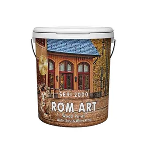 رنگ چوب پایه آب آبی اطلسی رم آرت کد 2210 وزن 1 کیلوگرم