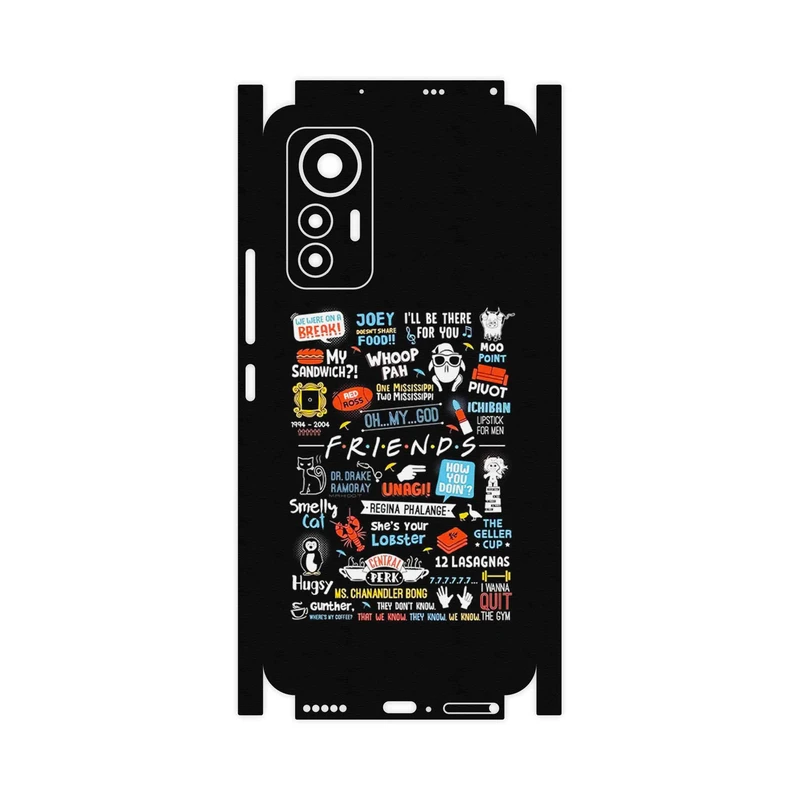 برچسب پوششی ماهوت مدل Friends 2-FullSkin مناسب برای گوشی موبایل شیائومی 12 Lite