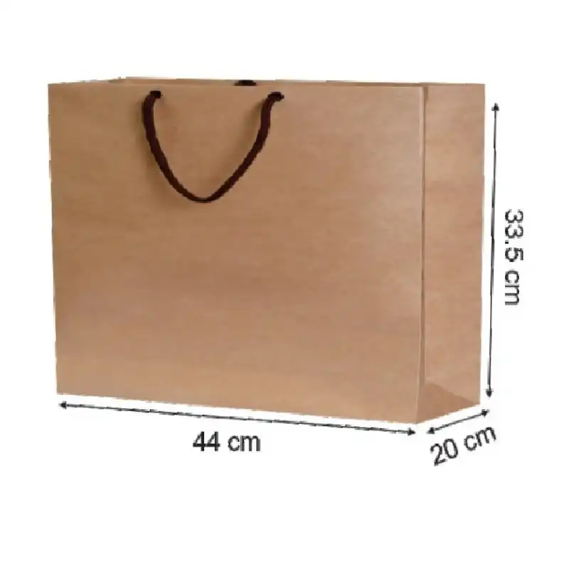 ساک هدیه مدل کرافت ساده کد Ks25 مجموعه 12 عددی