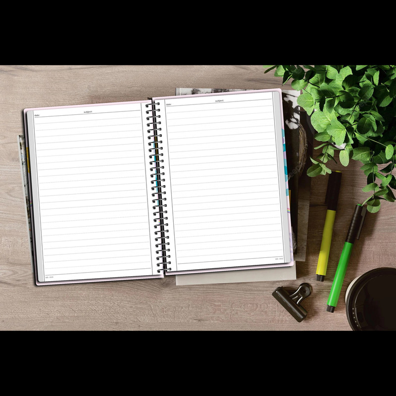 دفتر مشق 50 برگ مستر راد طرح رقص پولک ها مدل پری دریایی کد fiory 2468