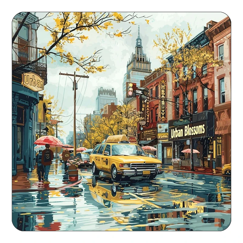 مگنت کاکتی طرح نقاشی رنگ روغن مدل mp70317