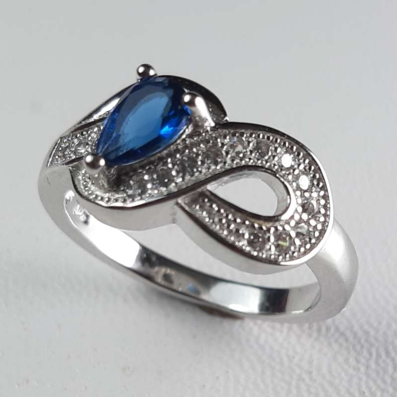 انگشتر نقره زنانه کد shik02