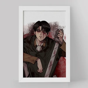 تابلو خندالو مدل لیوای انیمه اتک آن تایتان Attack on Titan کد 18604