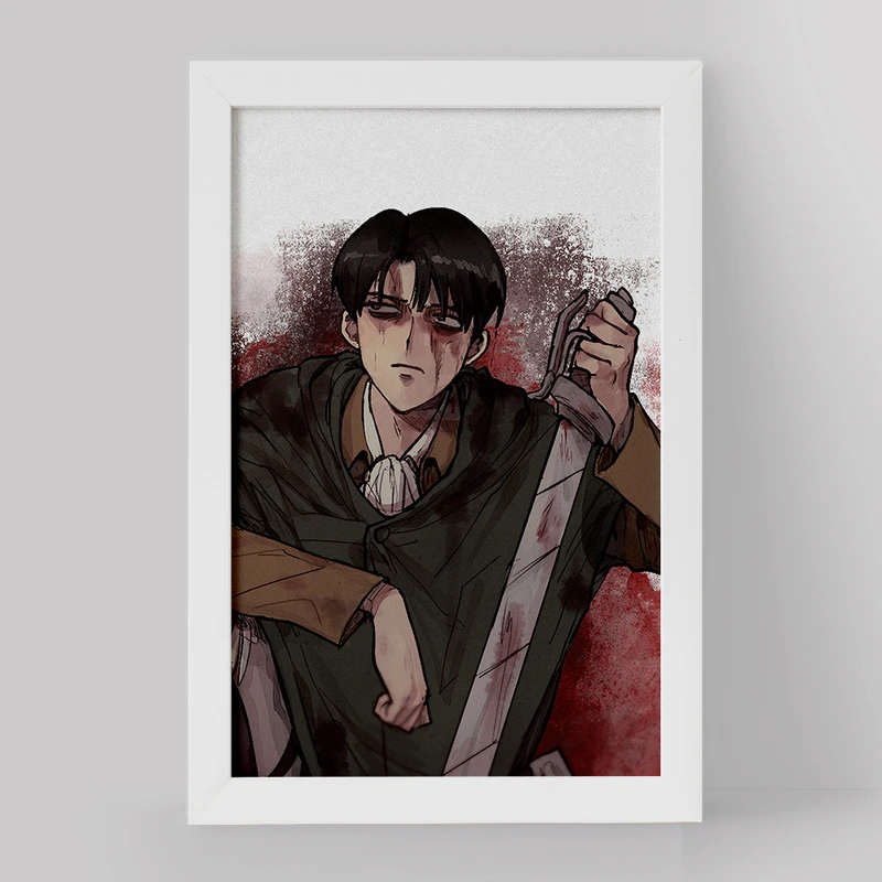 تابلو خندالو مدل لیوای انیمه اتک آن تایتان Attack on Titan کد 18604