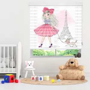  پرده زبرا زیو مدل K3003 سایز 150x150 سانتی متر