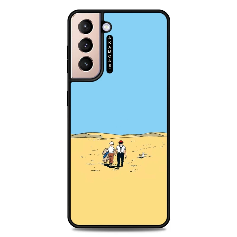 کاور آکام مدل AMC-WSGS21P-TINTIN-15 مناسب برای گوشی موبایل سامسونگ Galaxy S21 Plus