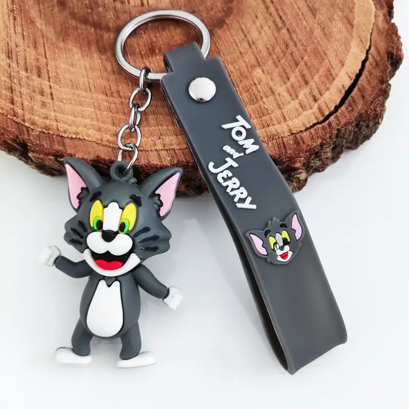 جاکلیدی مدل سیلیکونی طرح موش و گربه تام و جری کد DB21 بسته 2 عددی