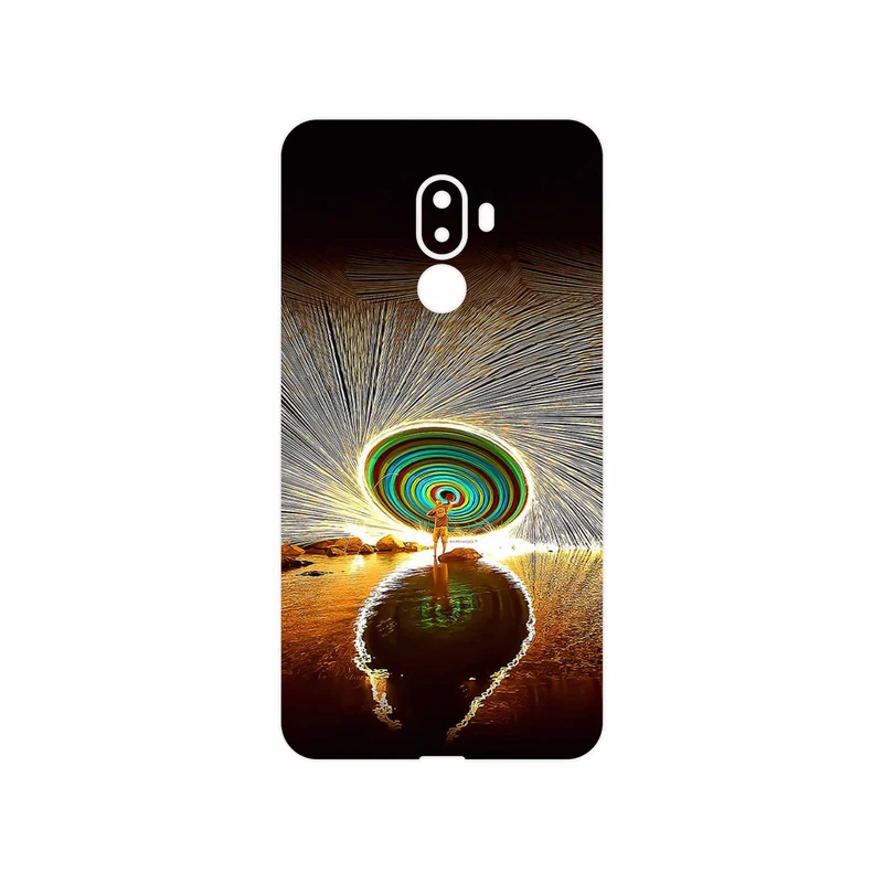 برچسب پوششی ماهوت مدل Night Light Fountain مناسب برای گوشی موبایل جی ال ایکس shahab