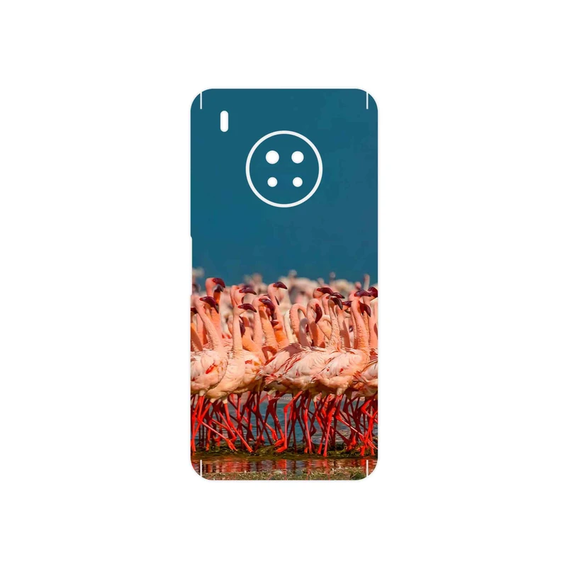 برچسب پوششی ماهوت مدل Flamingo مناسب برای گوشی موبایل هوآوی Y9a