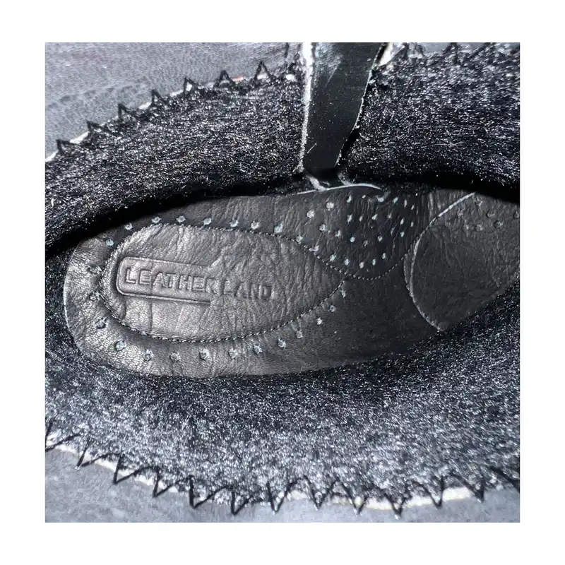 نیم بوت زنانه سرزمین چرم کد 145302 رنگ مشکی