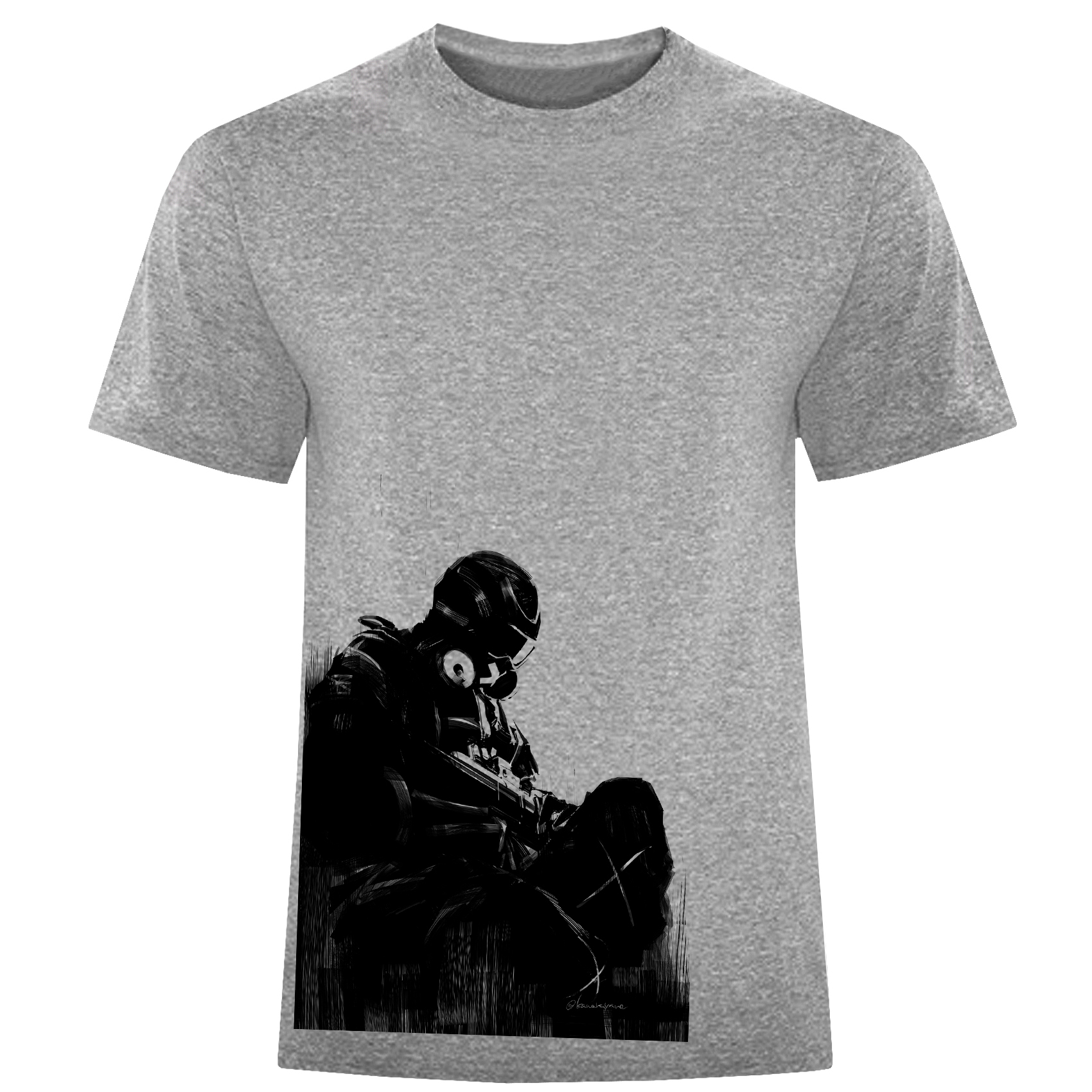 تی شرت آستین کوتاه مردانه مدل پاپجی D902