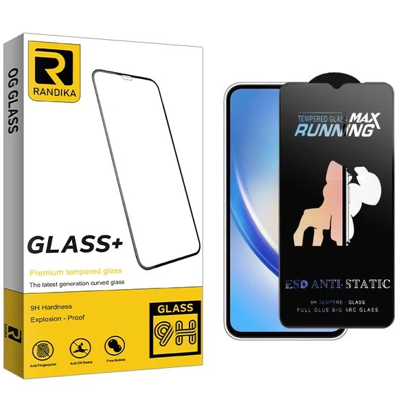 محافظ صفحه نمایش راندیکا مدل RKnewpkg Running Max مناسب برای گوشی موبایل سامسونگ Galaxy A34