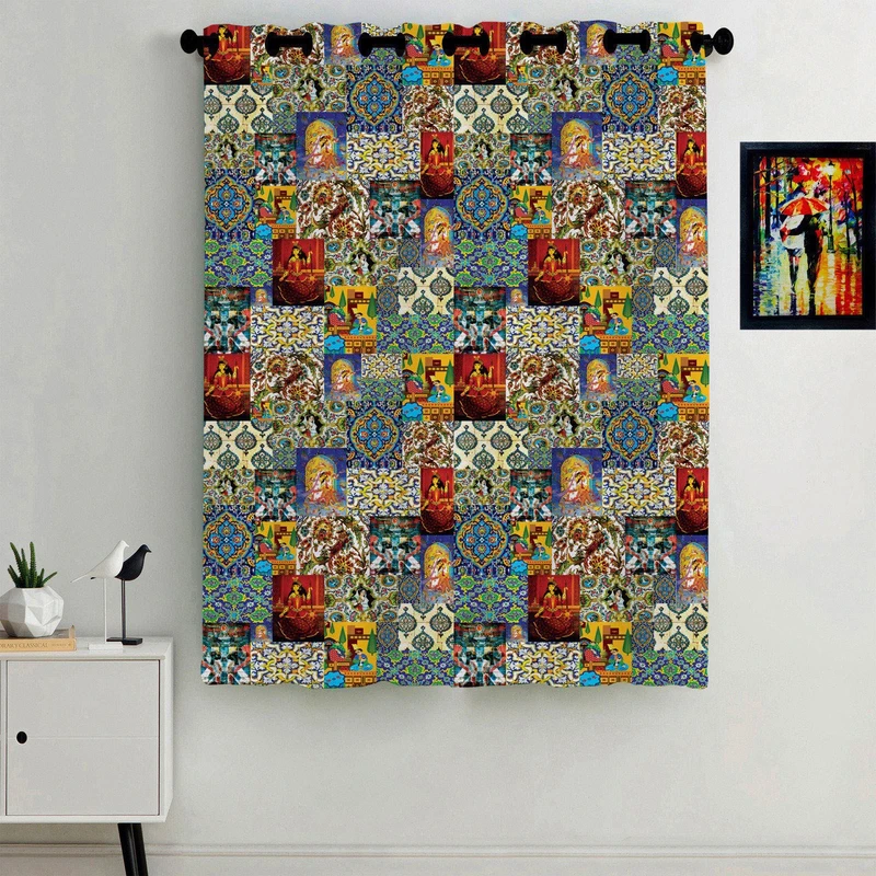 پرده رنس مدل C2-50132 ارتفاع 190 سانتی متر