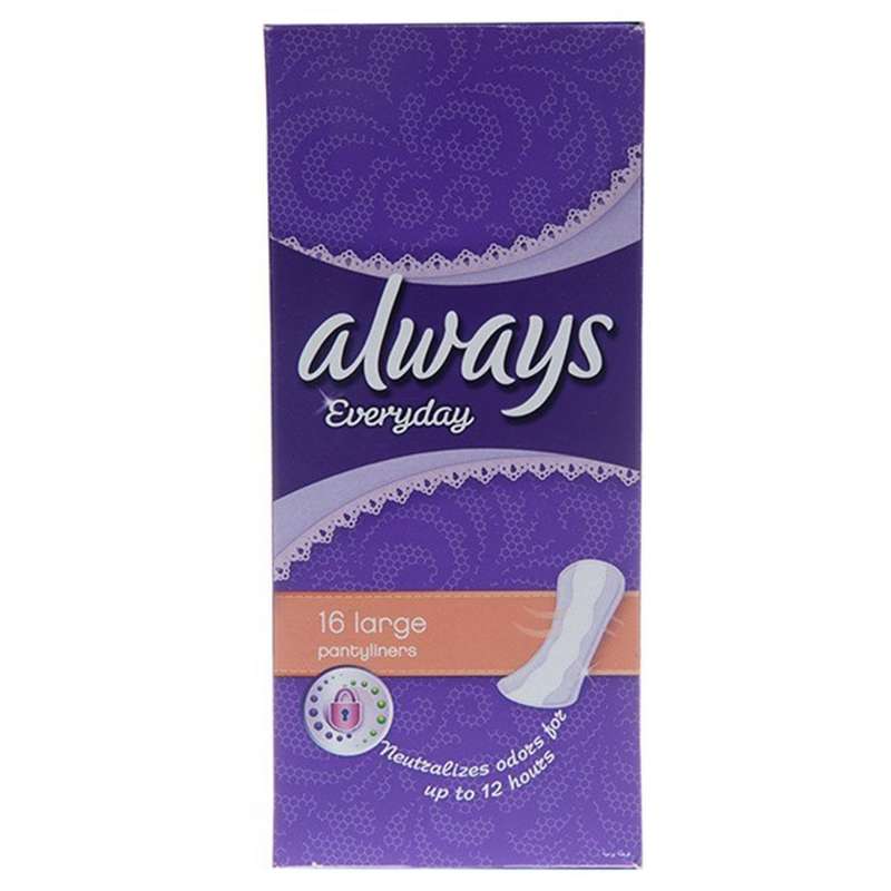 پد بهداشتی روزانه الویز مدل Large Panty Liners بسته 16 عددی