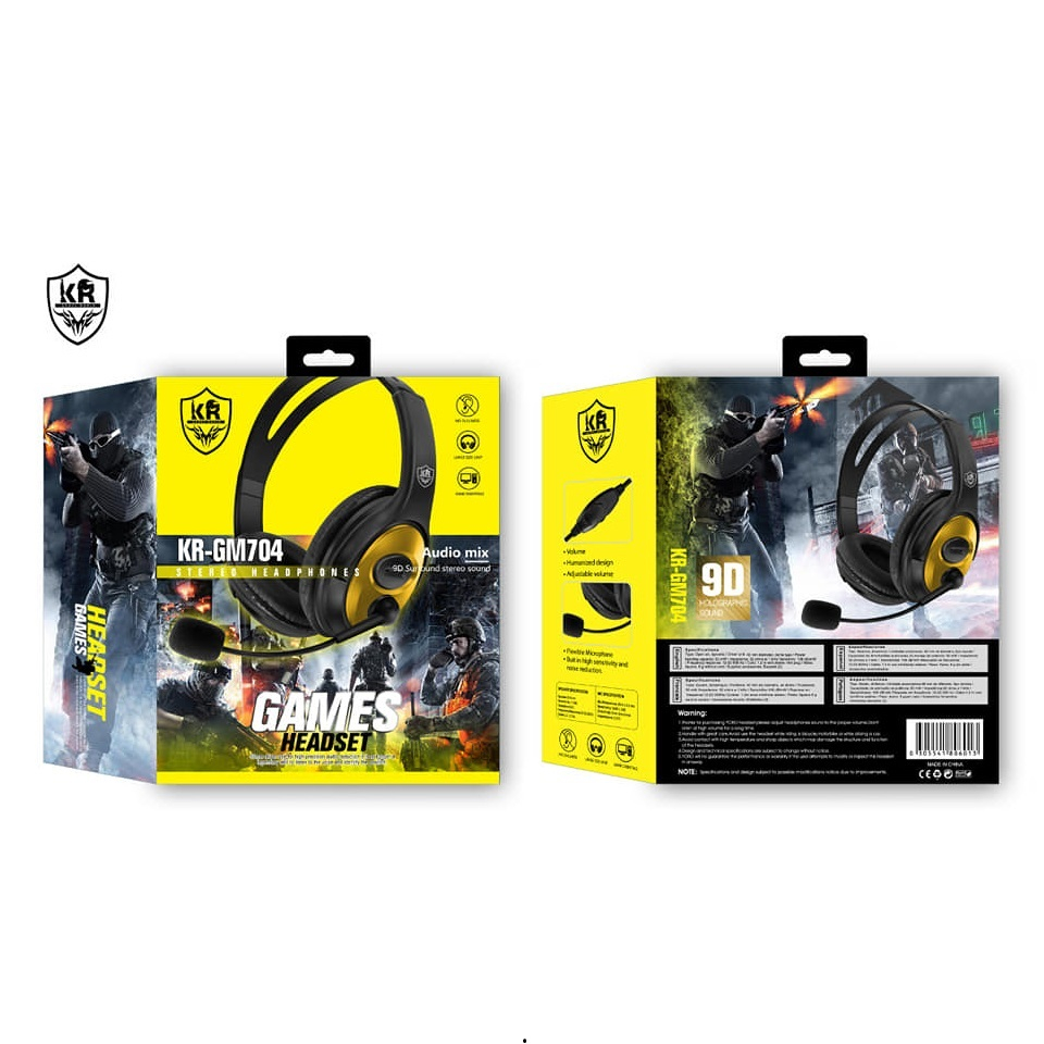 هدست مخصوص بازی مدل KR-GM704