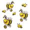 استیکر چوبی جیک جیک مدل کاراکتر زنبورها
