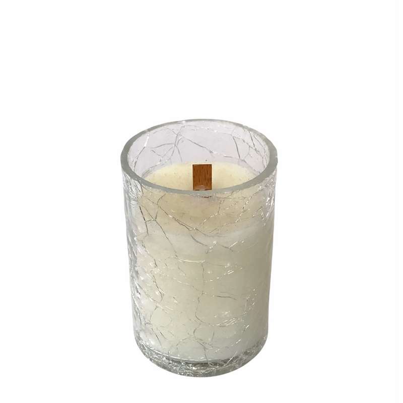 شمع دست ساز مدل شیشه ترک دار