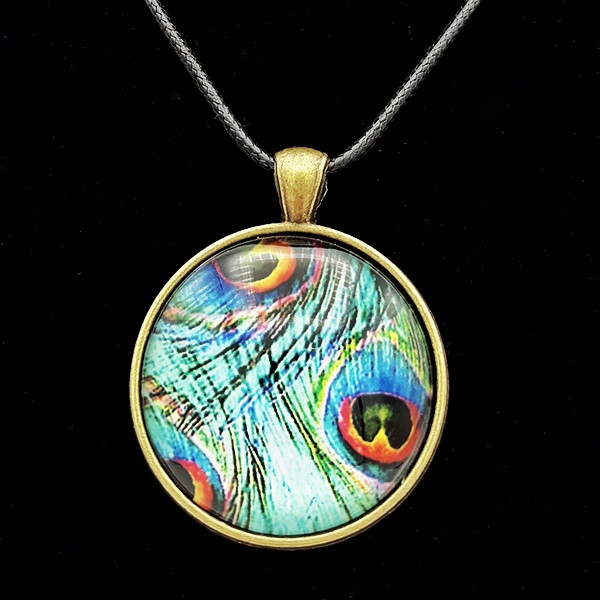 گردنبند دخترانه طرح طاووس کد 860 گردنبند دخترانه طرح طاووس کد 860