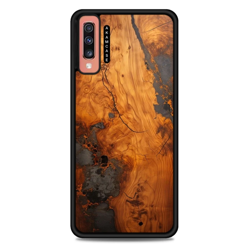 کاور آکام مدل AMC-WSGA70-WOOD-15 مناسب برای گوشی موبایل سامسونگ Galaxy A70