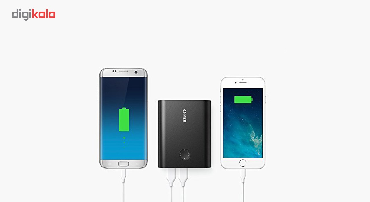 شارژر همراه انکر مدل A1316 PowerCore Plus With Quick Charge 3.0 با ظرفیت 13400 میلی آمپر ساعت
