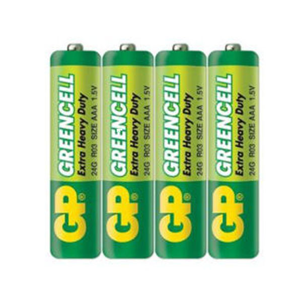 باتری  نیم قلمی جی پی مدل Green Cell بسته 4 عددی