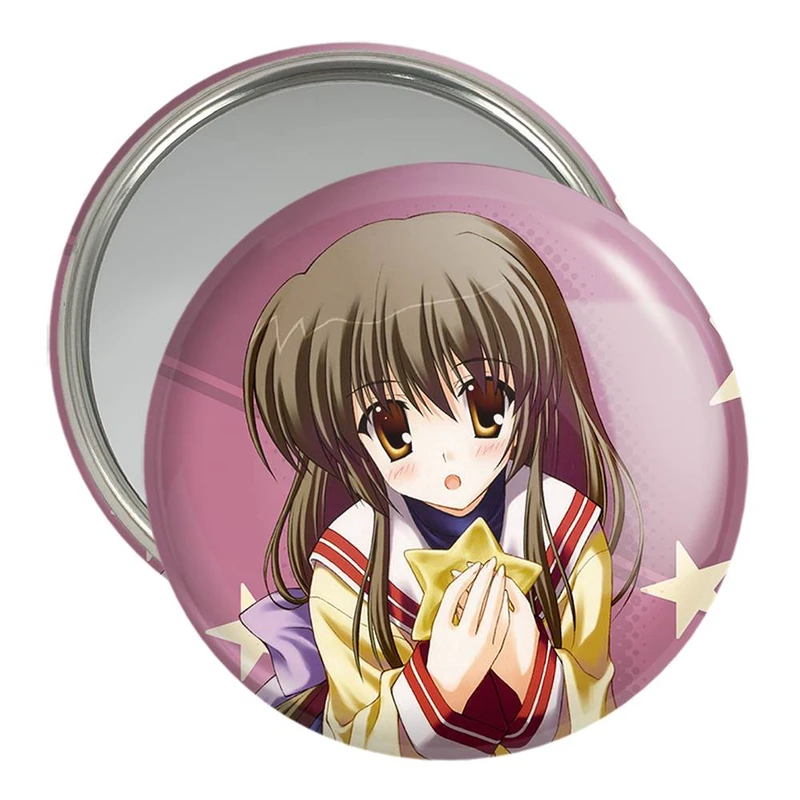 آینه جیبی خندالو مدل فوکو انیمه کلند Clenned  کد 22413