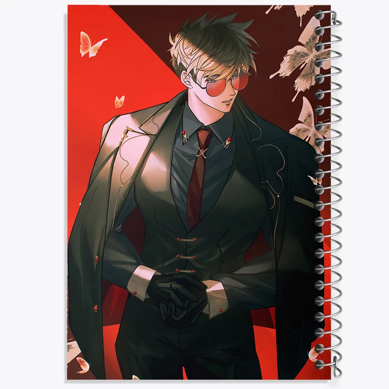 دفتر ژورنال نویسی 50 برگ خندالو مدل نقطه ای طرح وش انیمه تریگان (Trigun) کد 36237