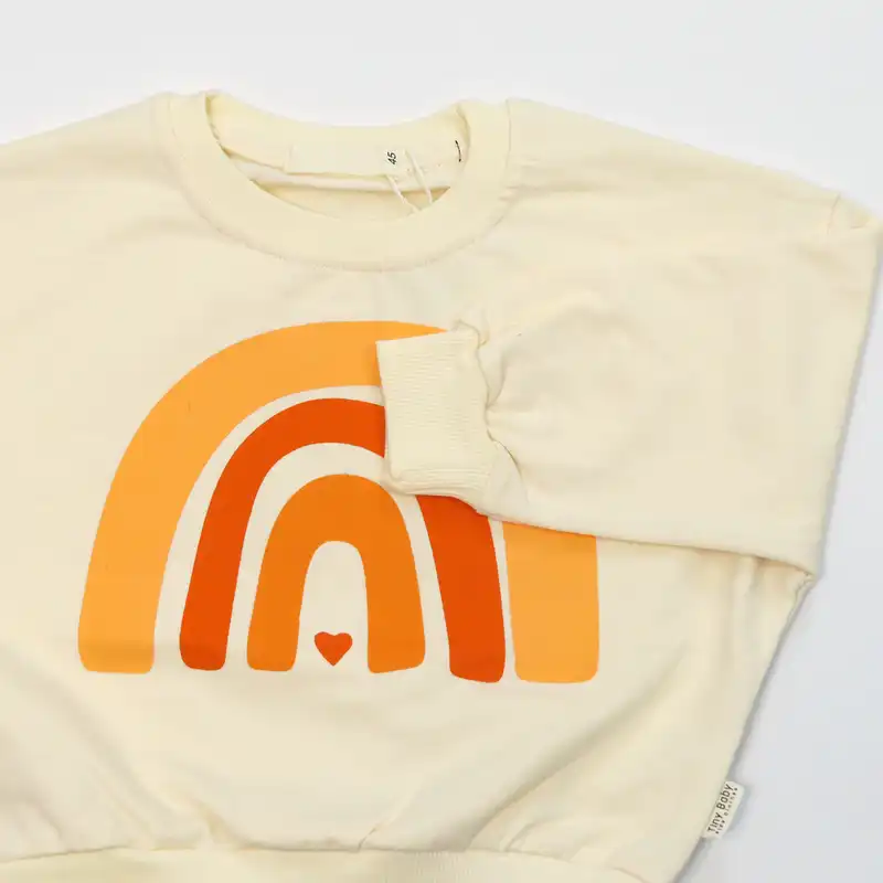 ست سویشرت و شلوار دخترانه مدل UK10