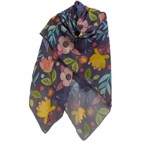 روسری زنانه مدل حریر نخی کد 05