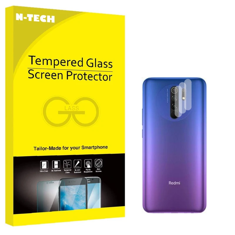  محافظ لنز دوربین انتک مدل LSNK-01 مناسب برای گوشی موبایل شیائومی Redmi 9 بسته سه عددی