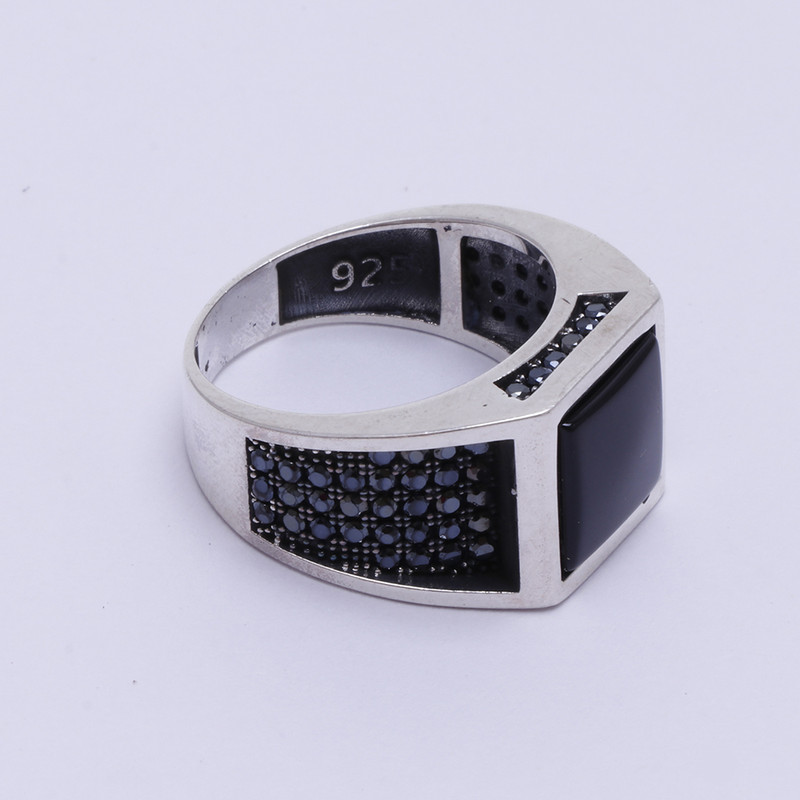 انگشتر نقره مردانه مدل GTA-501 انگشتر نقره مردانه مدل GTA-501