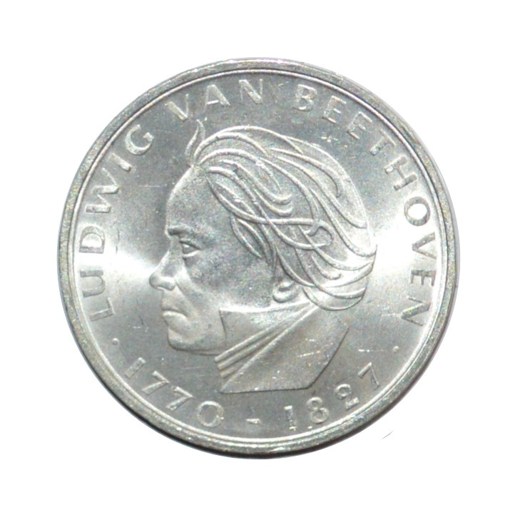 سکه تزیینی طرح کشور آلمان مدل یادبود 200 سالگی بتهوون 1970