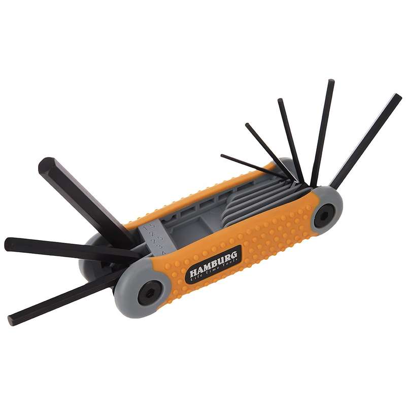 مجموعه 8 عددی آچار آلن تاشو هامبورگ مدل H5950 مجموعه 8 عددی آچار آلن تاشو هامبورگ مدل H5950