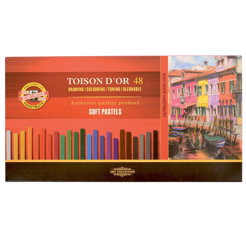 پاستل گچی 48 رنگ کوه نور مدل 8586