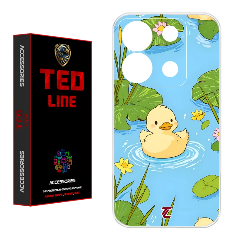 کاور تدلاین طرح اردک کد 1183 مناسب برای گوشی موبایل شیائومی Redmi Note 13 Pro 5G / Poco X6