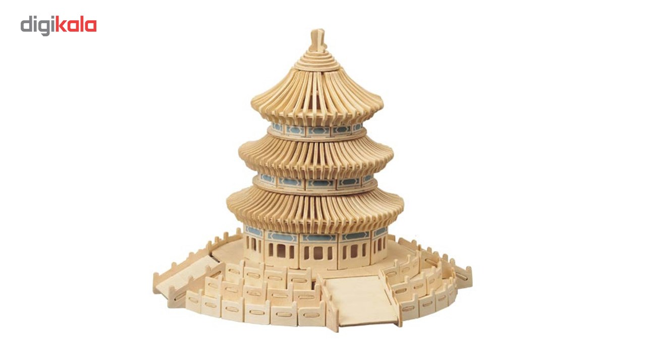 پازل چوبی سه بعدی رایا مدل معبد بهشت