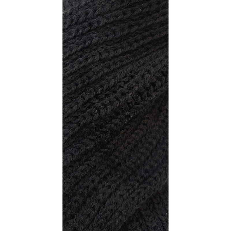 ست کلاه و شال گردن بافتنی دخترانه مدل kl1023