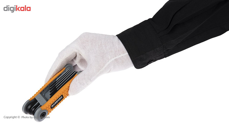 مجموعه 8 عددی آچار آلن تاشو هامبورگ مدل H5950 مجموعه 8 عددی آچار آلن تاشو هامبورگ مدل H5950