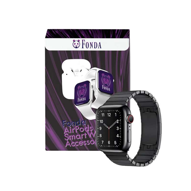 بند فوندا مدل لاکچری مناسب برای اپل واچ 42/44 میلیمتری