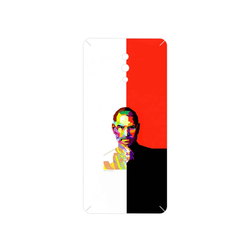 برچسب پوششی ماهوت مدل 1 Collage of Steve Jobs مناسب برای گوشی موبایل اپو RENO 10X