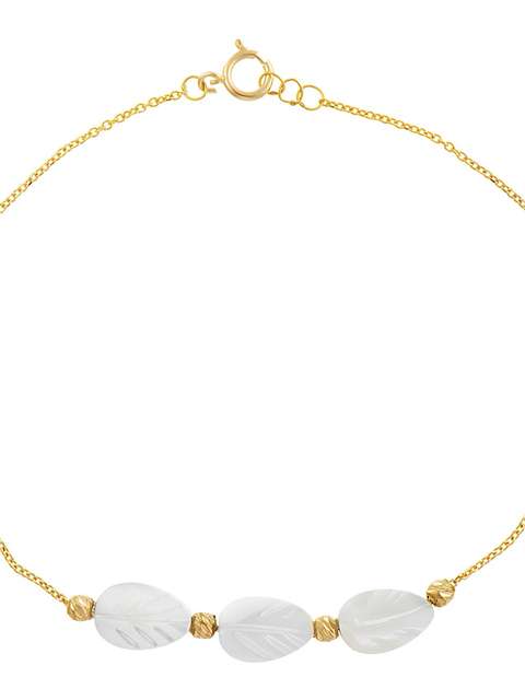 دستبند طلا 18 عیار زنانه ماهک مدل MB0178